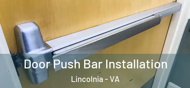 Door Push Bar Installation Lincolnia - VA
