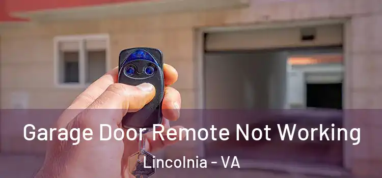  Garage Door Remote Not Working Lincolnia - VA