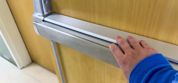 Installing a Push Bar on a Door Lincolnia